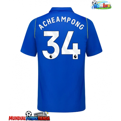 Camiseta Chelsea Josh Acheampong #34 Primera Equipación Replica 2026-27 mangas cortas
